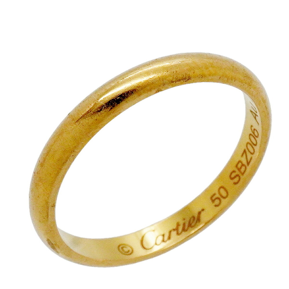 Cartier Classic Ring, 18K Yellow Gold, Size 50, Ladies'